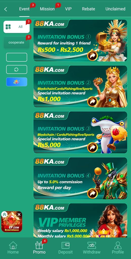 88 KA bonuses
