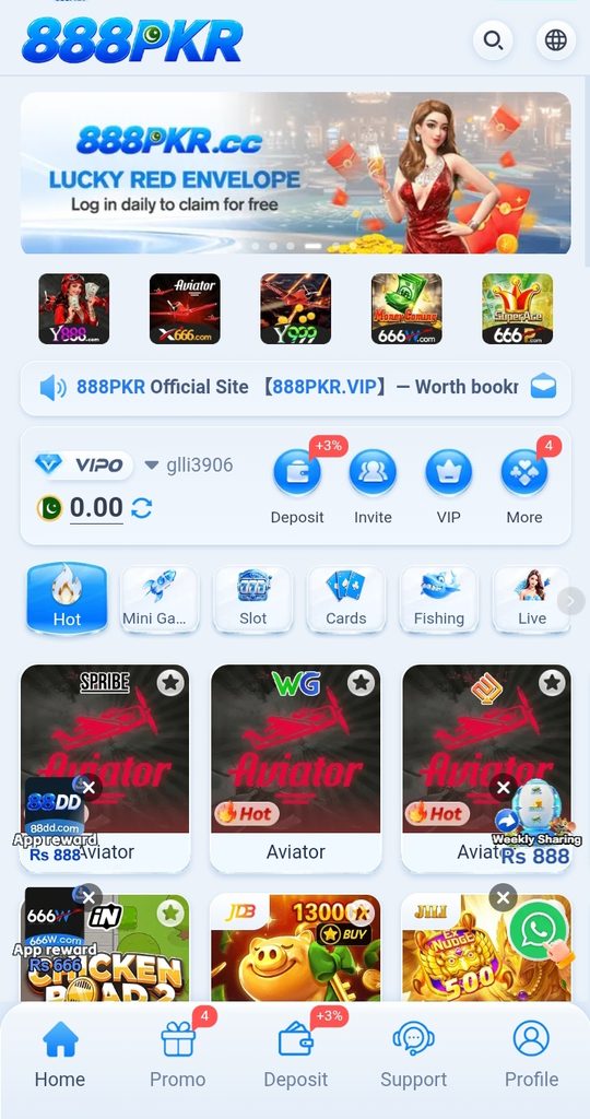 888 PKR game