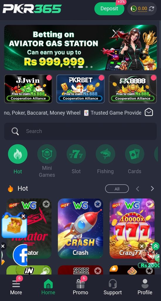 PKR 365 game
