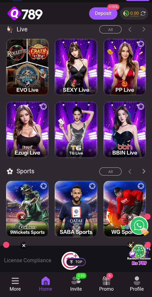 Q789 game